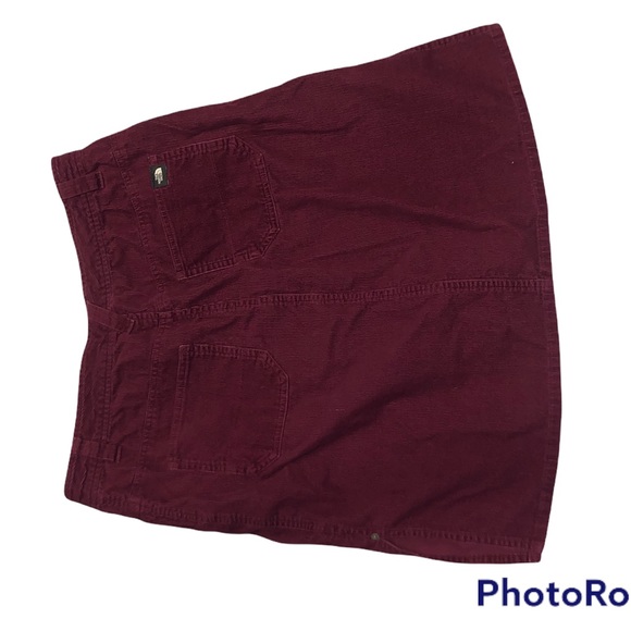 North Face Corduroy Cotton Skirt EUC - Picture 5 of 12